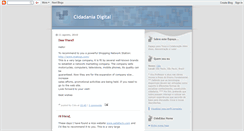 Desktop Screenshot of cidadaniadigital.blogspot.com