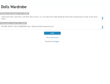 Tablet Screenshot of dollswardrobe.blogspot.com