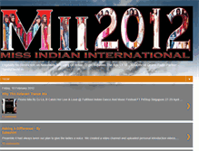 Tablet Screenshot of missindianinternational.blogspot.com