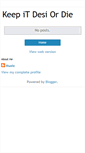 Mobile Screenshot of keepitdesiordie.blogspot.com