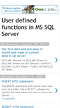 Mobile Screenshot of ms-sql-function.blogspot.com