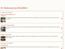 Tablet Screenshot of evdekorasyonumodelleri.blogspot.com