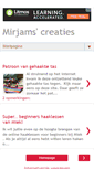 Mobile Screenshot of mirjamscreaties.blogspot.com