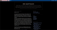 Desktop Screenshot of dosquetzales.blogspot.com