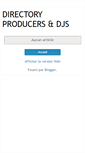 Mobile Screenshot of directoryproducers.blogspot.com