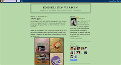 Desktop Screenshot of emmelinesverden.blogspot.com