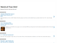 Tablet Screenshot of freeshit4all.blogspot.com