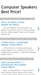 Mobile Screenshot of computer-speakers-blog.blogspot.com