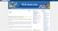 Desktop Screenshot of dslrcanonlens.blogspot.com