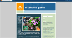 Desktop Screenshot of mivenezuelaquerida.blogspot.com