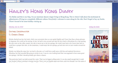 Desktop Screenshot of haileyshongkongdiary.blogspot.com