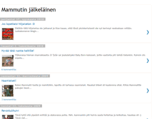 Tablet Screenshot of mammutinjalkelainen.blogspot.com