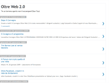 Tablet Screenshot of oltreweb20.blogspot.com