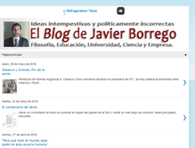 Tablet Screenshot of javierborrego.blogspot.com