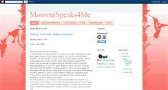 Desktop Screenshot of mommaspeaks4me.blogspot.com