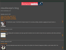Tablet Screenshot of claudiaveja.blogspot.com
