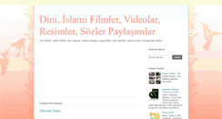 Desktop Screenshot of dini-filmler-videolar.blogspot.com