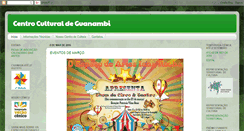 Desktop Screenshot of culturaguanambi.blogspot.com