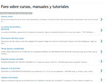 Tablet Screenshot of forocursos.blogspot.com