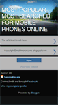 Mobile Screenshot of mostpopularmobiles.blogspot.com