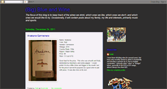 Desktop Screenshot of blueandwine.blogspot.com