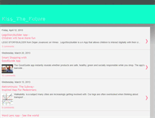 Tablet Screenshot of kiss-the-future.blogspot.com