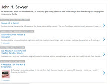 Tablet Screenshot of johnhsawyer.blogspot.com