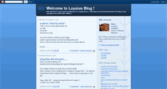 Desktop Screenshot of loysiusevana.blogspot.com