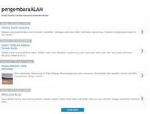 Tablet Screenshot of kembara-alam.blogspot.com