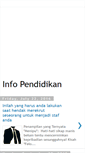 Mobile Screenshot of infopendidikan000.blogspot.com