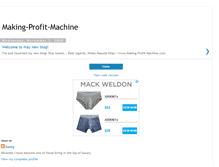 Tablet Screenshot of making-profit-machine.blogspot.com