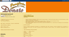 Desktop Screenshot of panificiodonato.blogspot.com