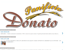 Tablet Screenshot of panificiodonato.blogspot.com