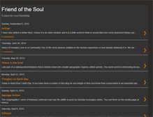 Tablet Screenshot of friendofthesoul.blogspot.com