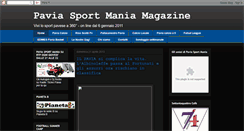 Desktop Screenshot of pavia-sport-mania.blogspot.com