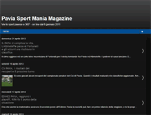 Tablet Screenshot of pavia-sport-mania.blogspot.com