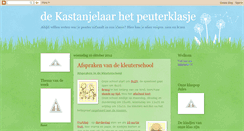 Desktop Screenshot of dekastanjelaar-hetpeuterklasje.blogspot.com