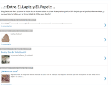 Tablet Screenshot of entreelapizyelpapel.blogspot.com