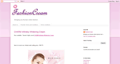 Desktop Screenshot of fashion-cream.blogspot.com