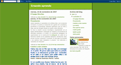 Desktop Screenshot of creandoaprendo.blogspot.com