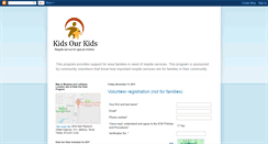 Desktop Screenshot of kidsourkids.blogspot.com