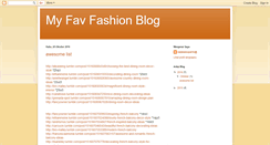 Desktop Screenshot of my-favourite-fashion.blogspot.com