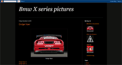 Desktop Screenshot of bmw-x-series.blogspot.com