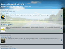 Tablet Screenshot of dahlonegaandbeyond.blogspot.com