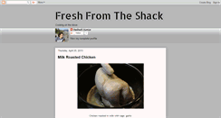 Desktop Screenshot of freshfromtheshack.blogspot.com