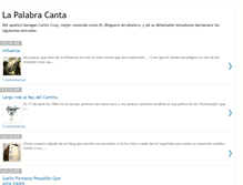 Tablet Screenshot of la-palabra-canta.blogspot.com