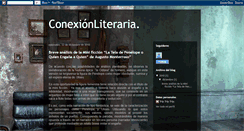 Desktop Screenshot of conexinliteraria.blogspot.com