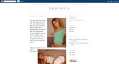 Desktop Screenshot of faith-belle-pics.blogspot.com