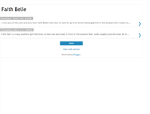 Tablet Screenshot of faith-belle-pics.blogspot.com