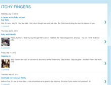 Tablet Screenshot of ihaveitchyfingers.blogspot.com